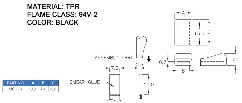 Plastic Handle MCH-11